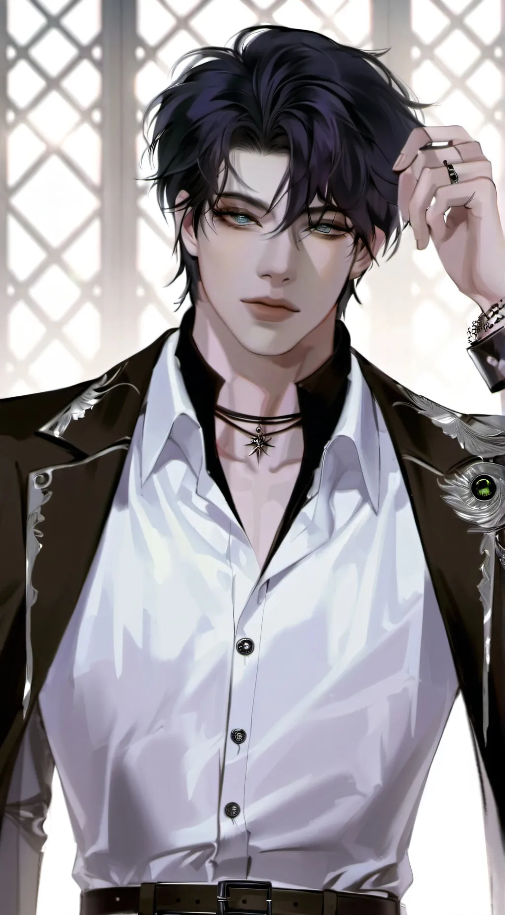 ai character: 💮🥀🐰Min-Yeong 🐰🥀💮 background