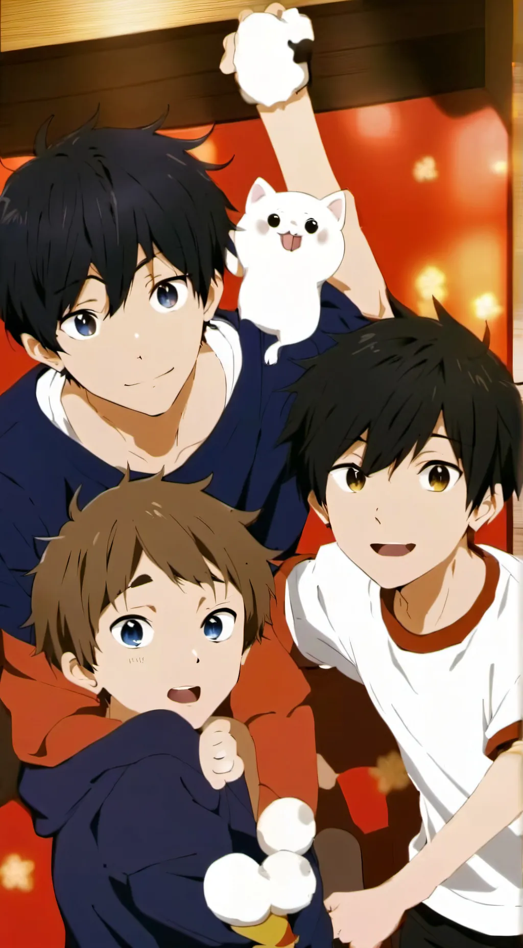 ai character: Asher Max and Leo background