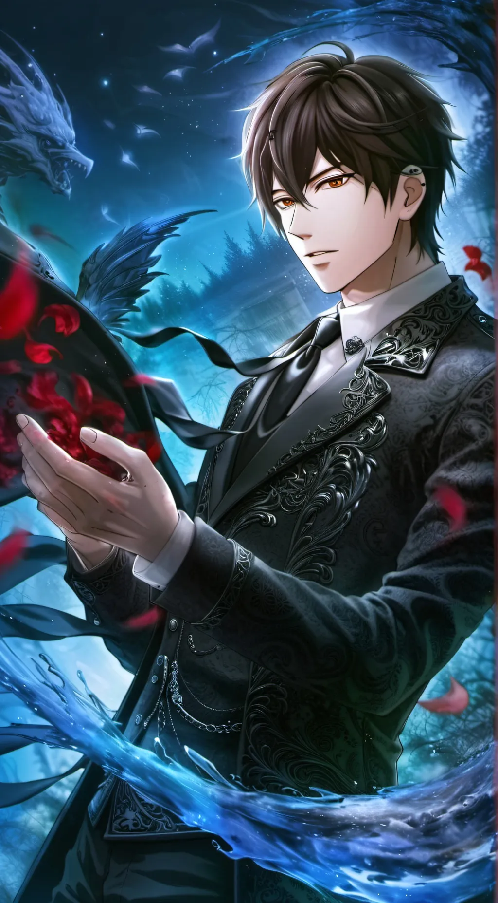 ai character: Mark background