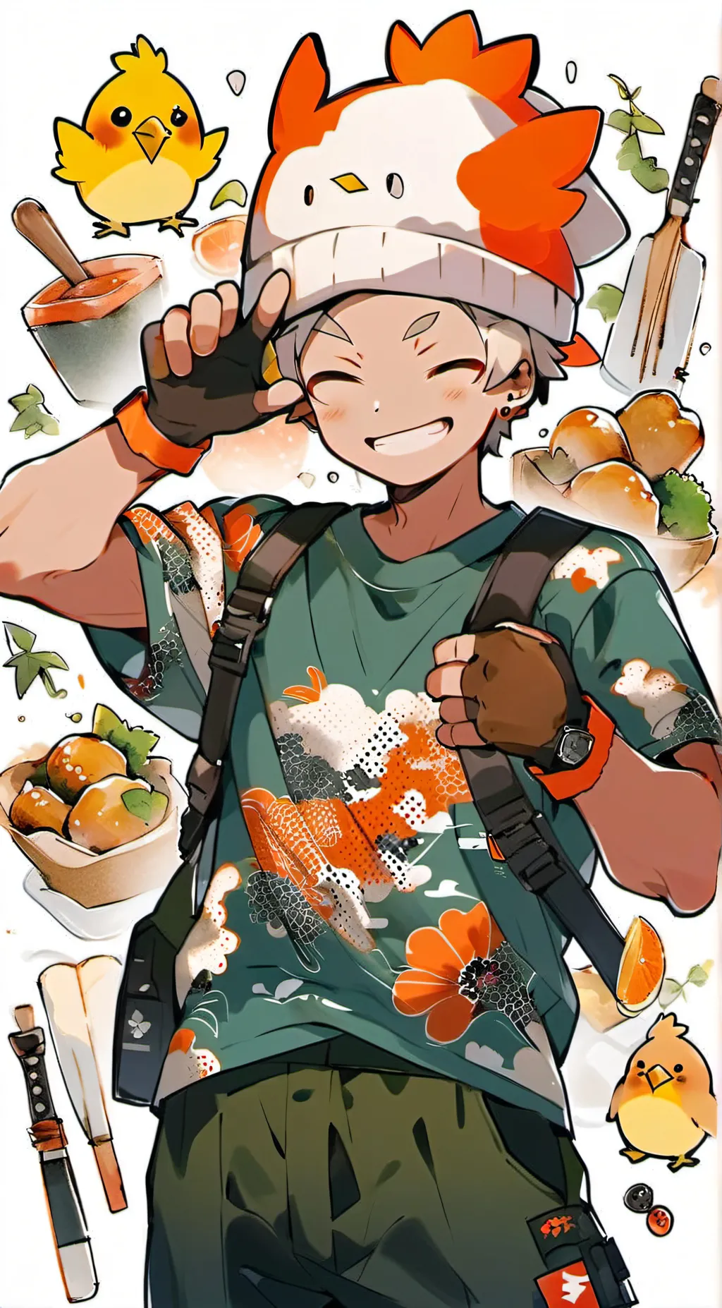 ai character: PMdaimian  background