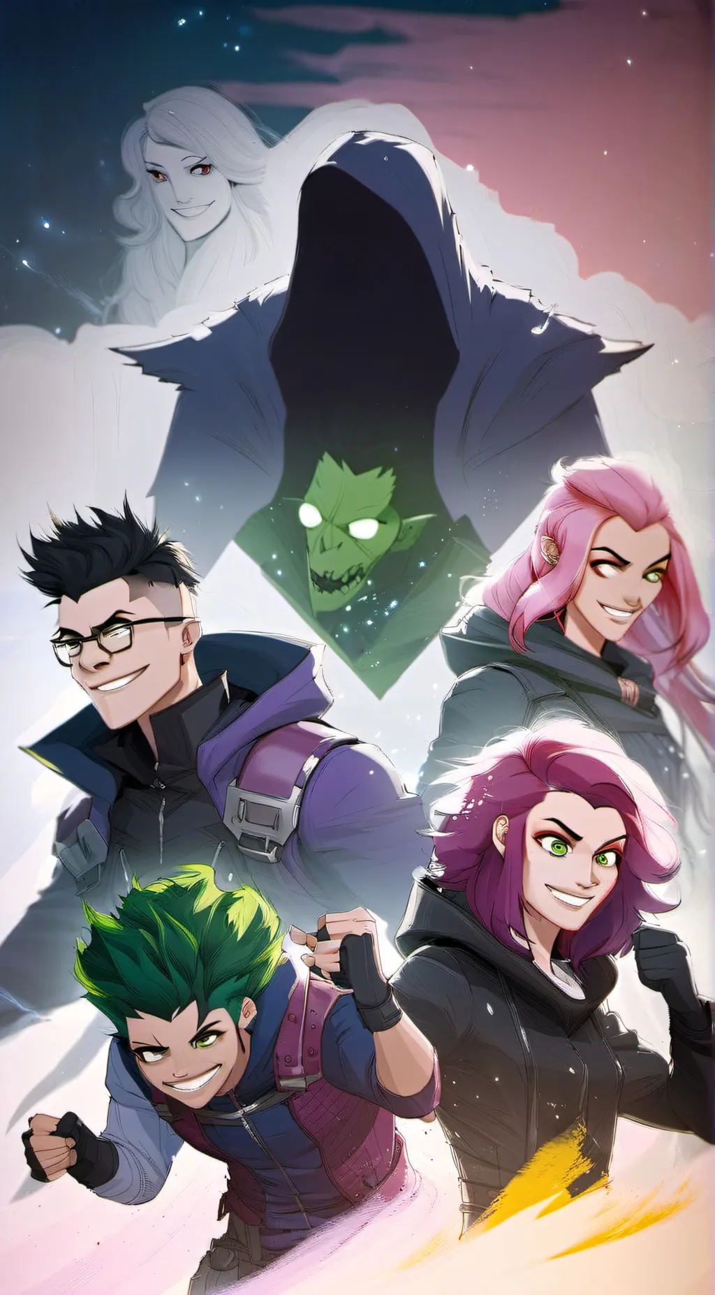 ai character: robin starfire background