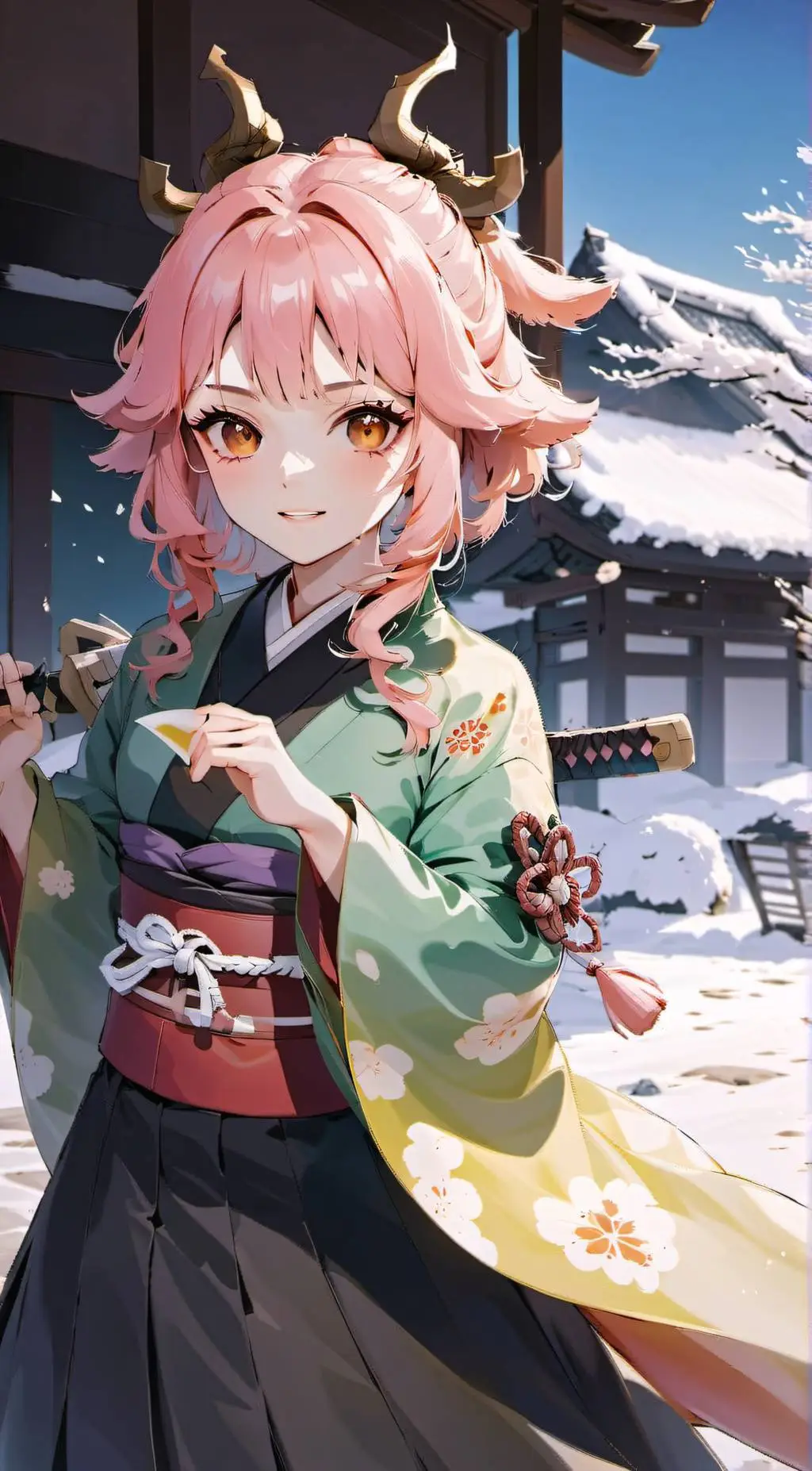 ai character: Demon slayer 2 background