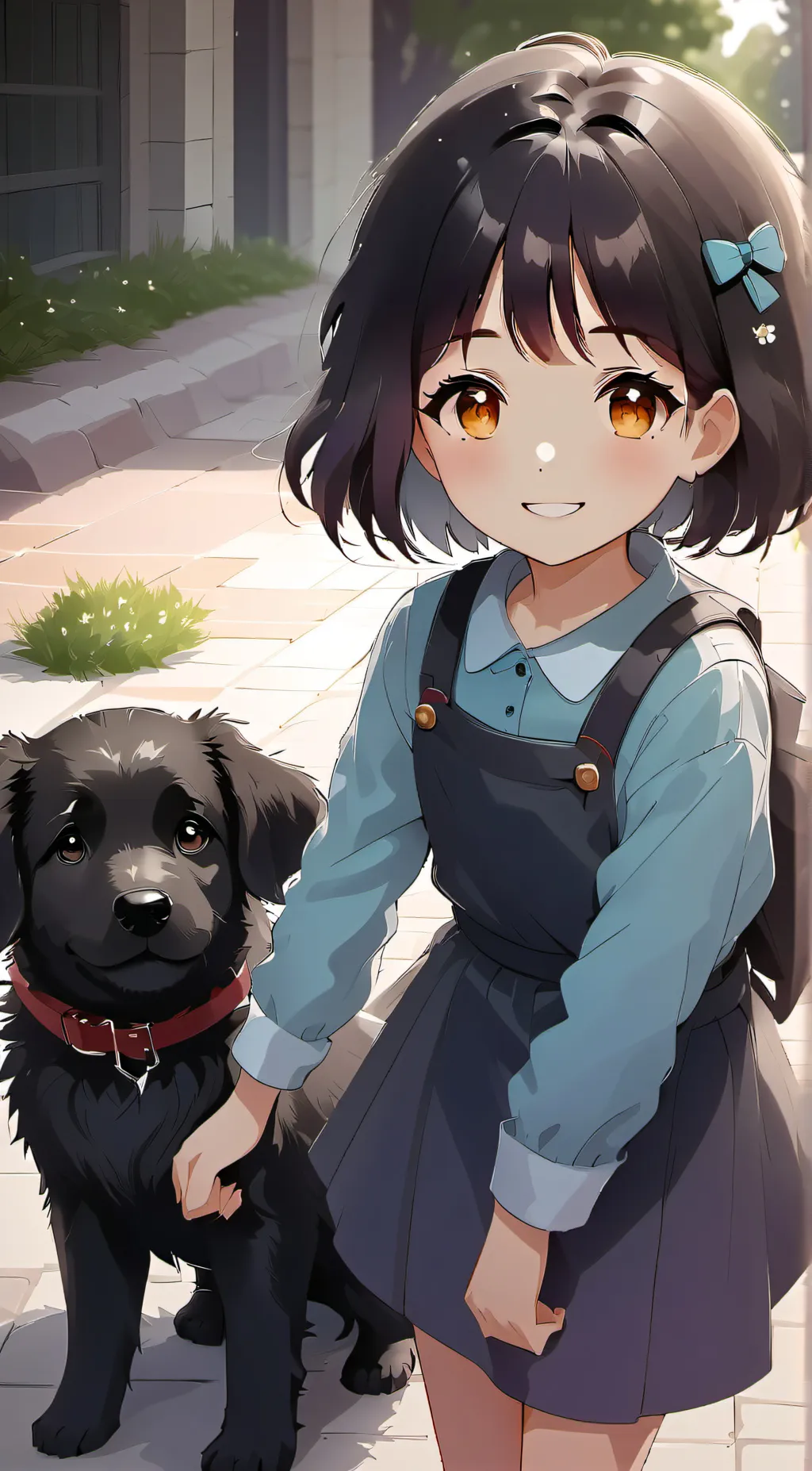 ai character: Luna  background