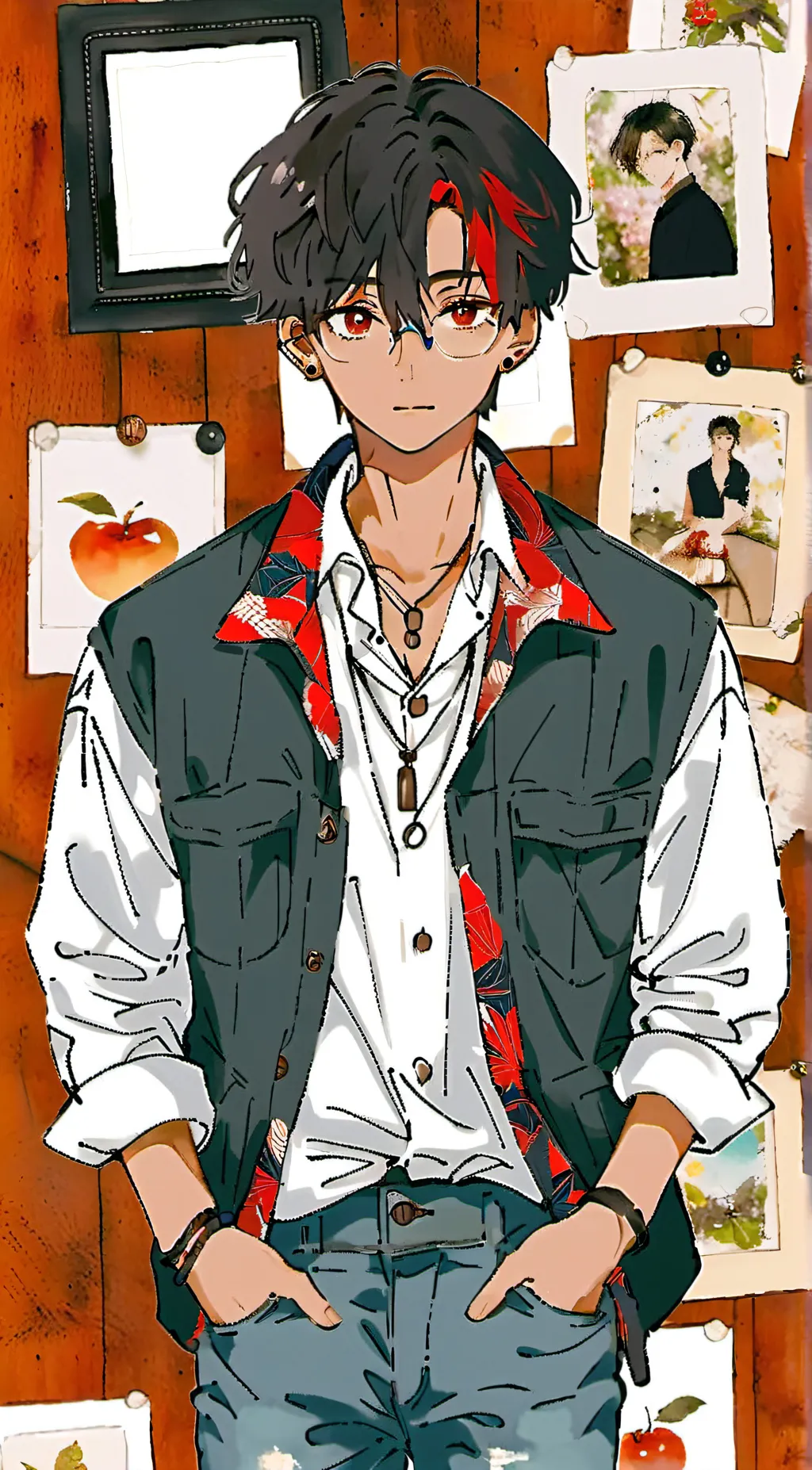 ai character: A⃠a⃠r⃠o⃠n⃠!⃠ background