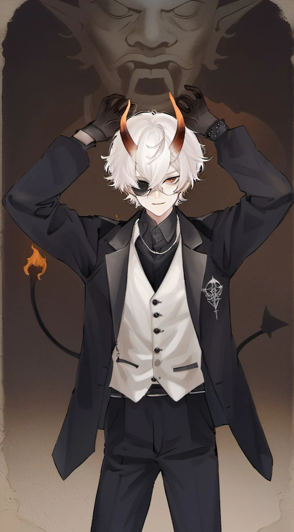 ai character: *~ Lorenzo. ~* background