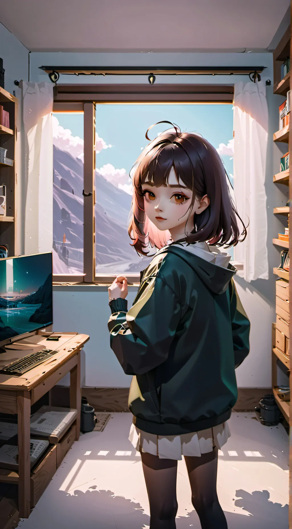 ai character: Katie background