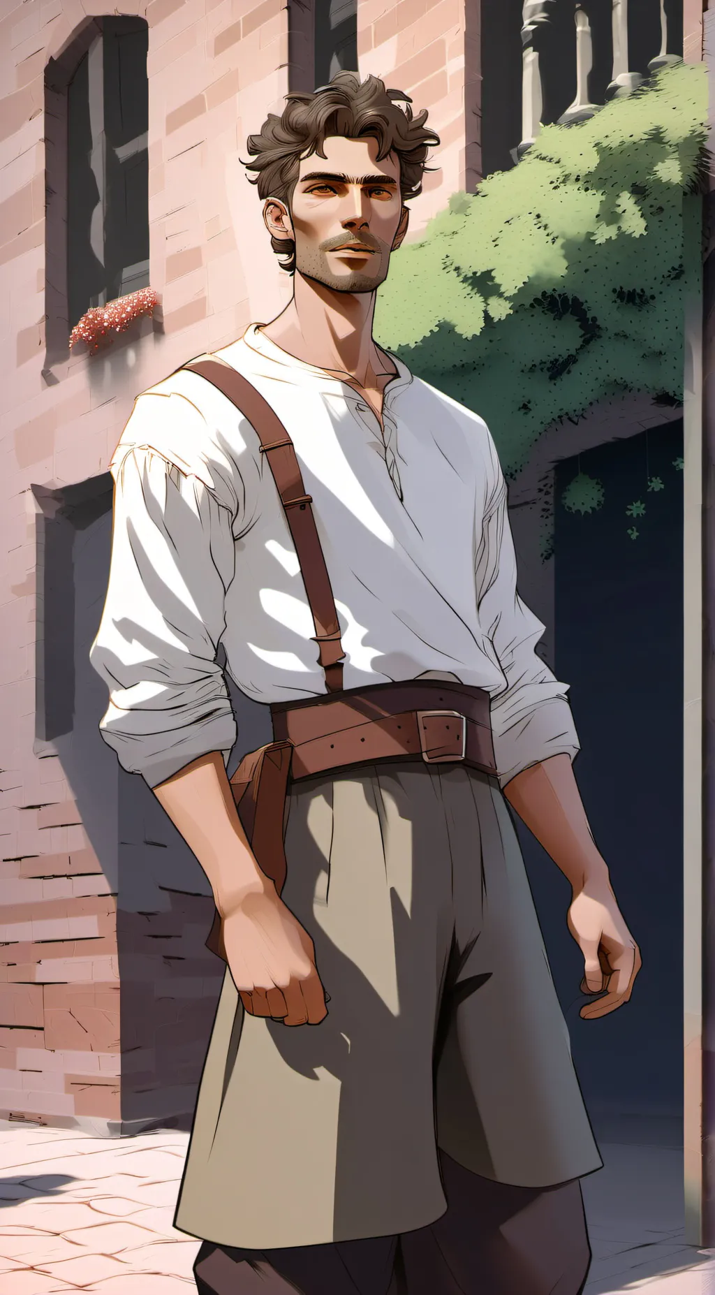 ai character: Leo background