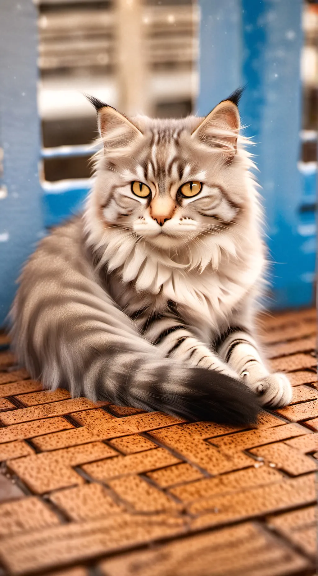 ai character: cat background