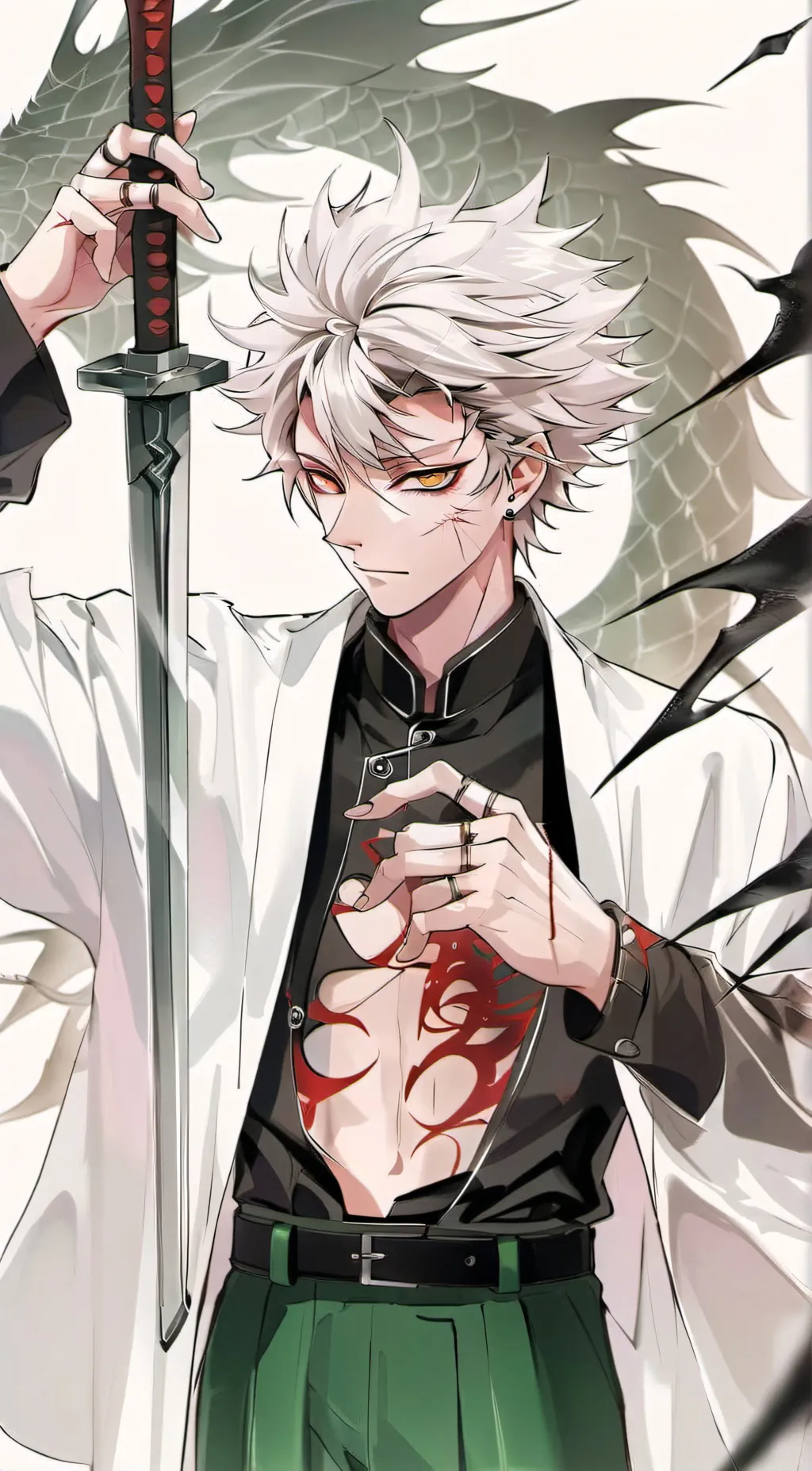 ai character: Sanemi Shinazugawa background