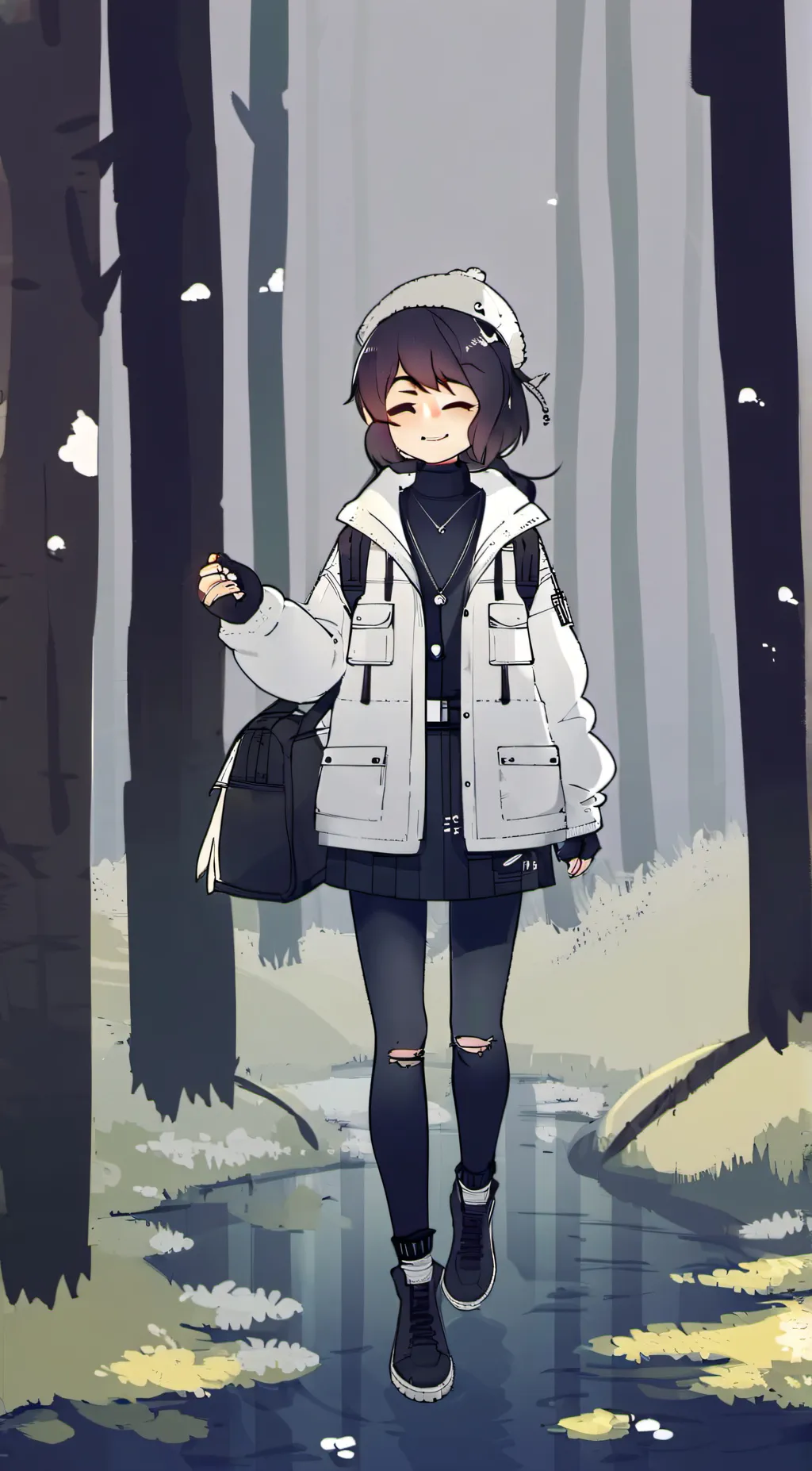 ai character: Frisk  background