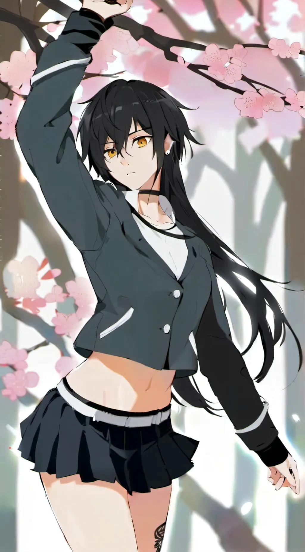 ai character: female megumi background