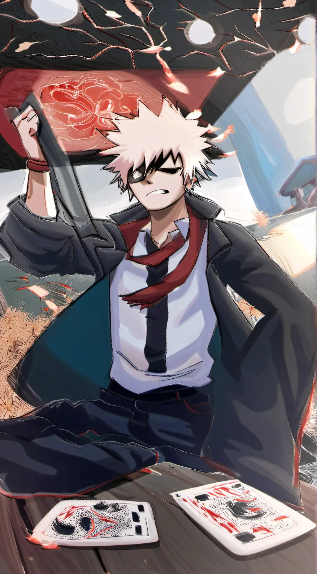 ai character: Bakugo background