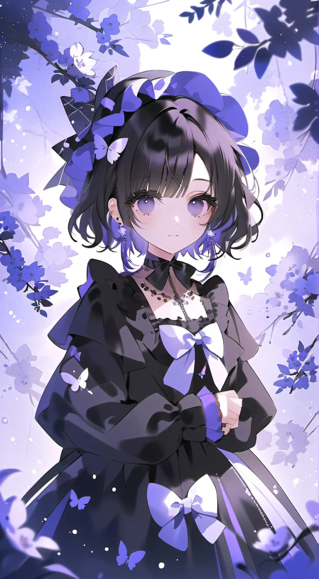 ai character: Lavender  background