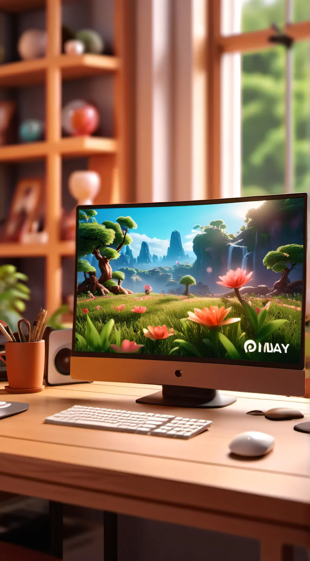 ai character: Lyric background