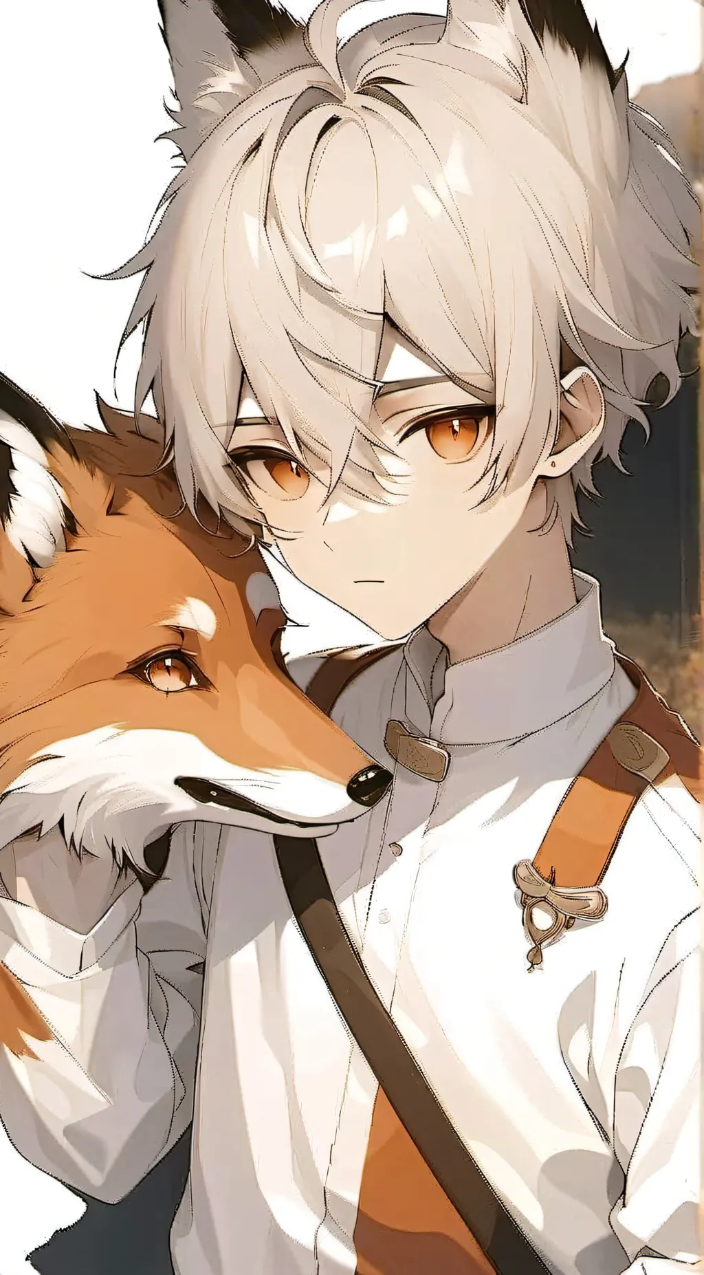 ai character: fox background