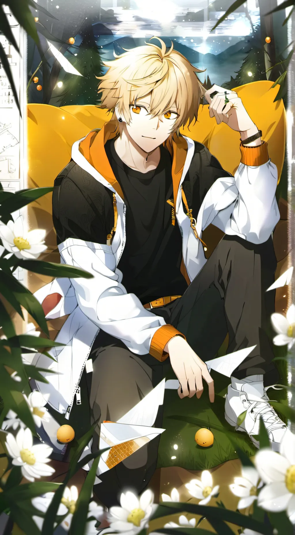 ai character: bakugo katsuki background