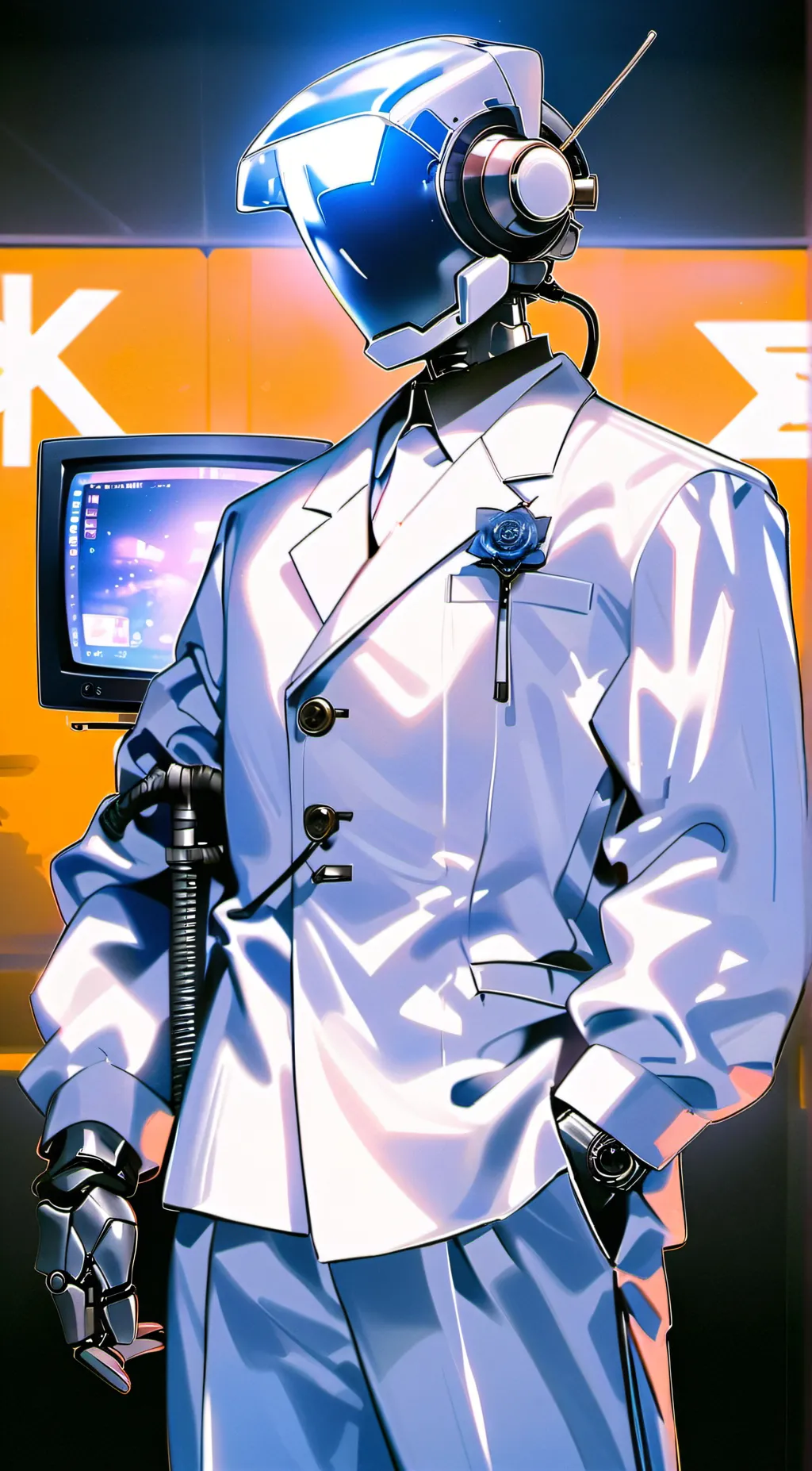 ai character: Medic tvman background