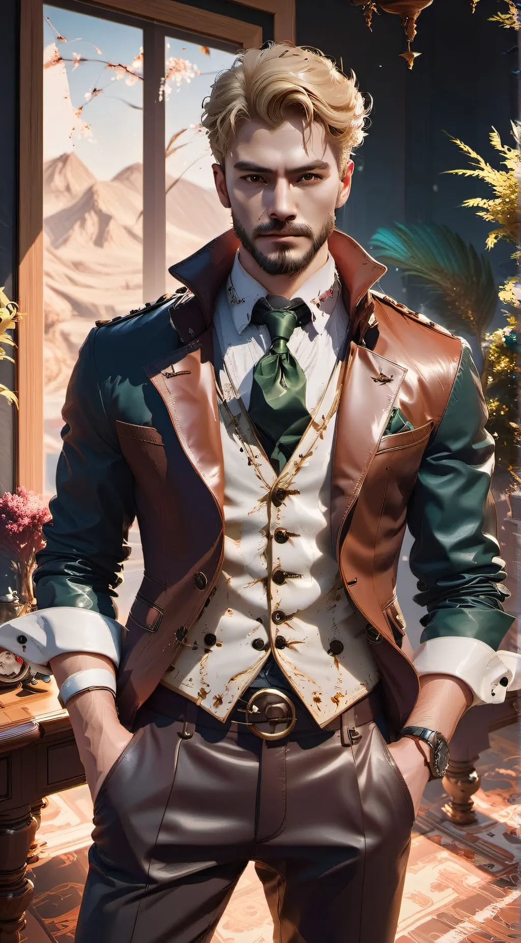 ai character: Carter background