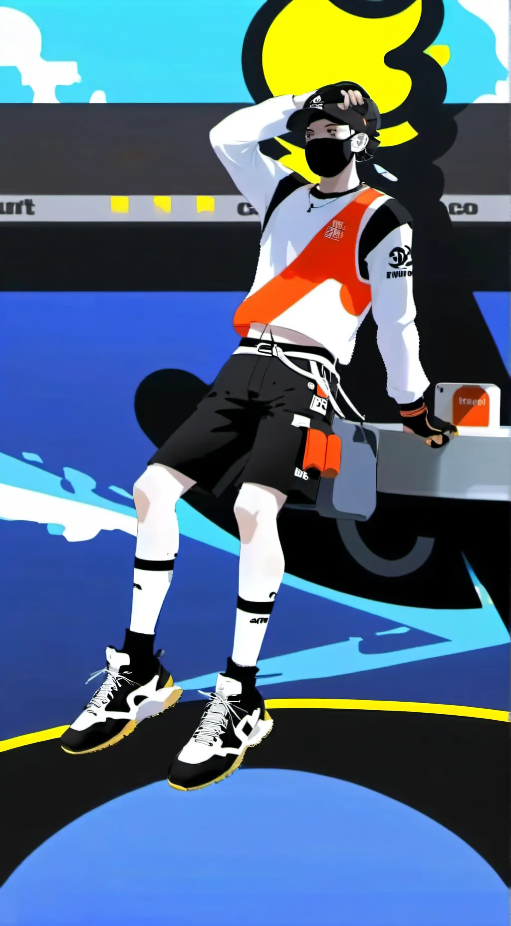 ai character: breakdown  background