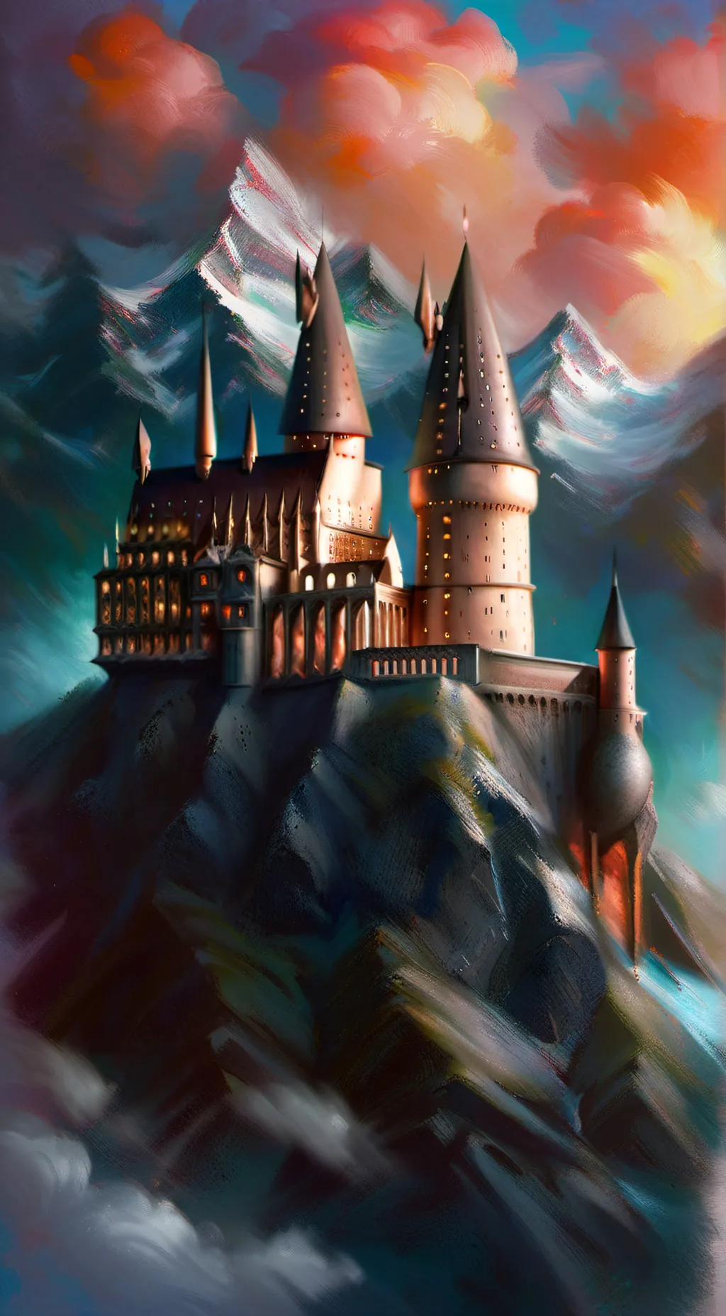 ai character: Hogwarts background