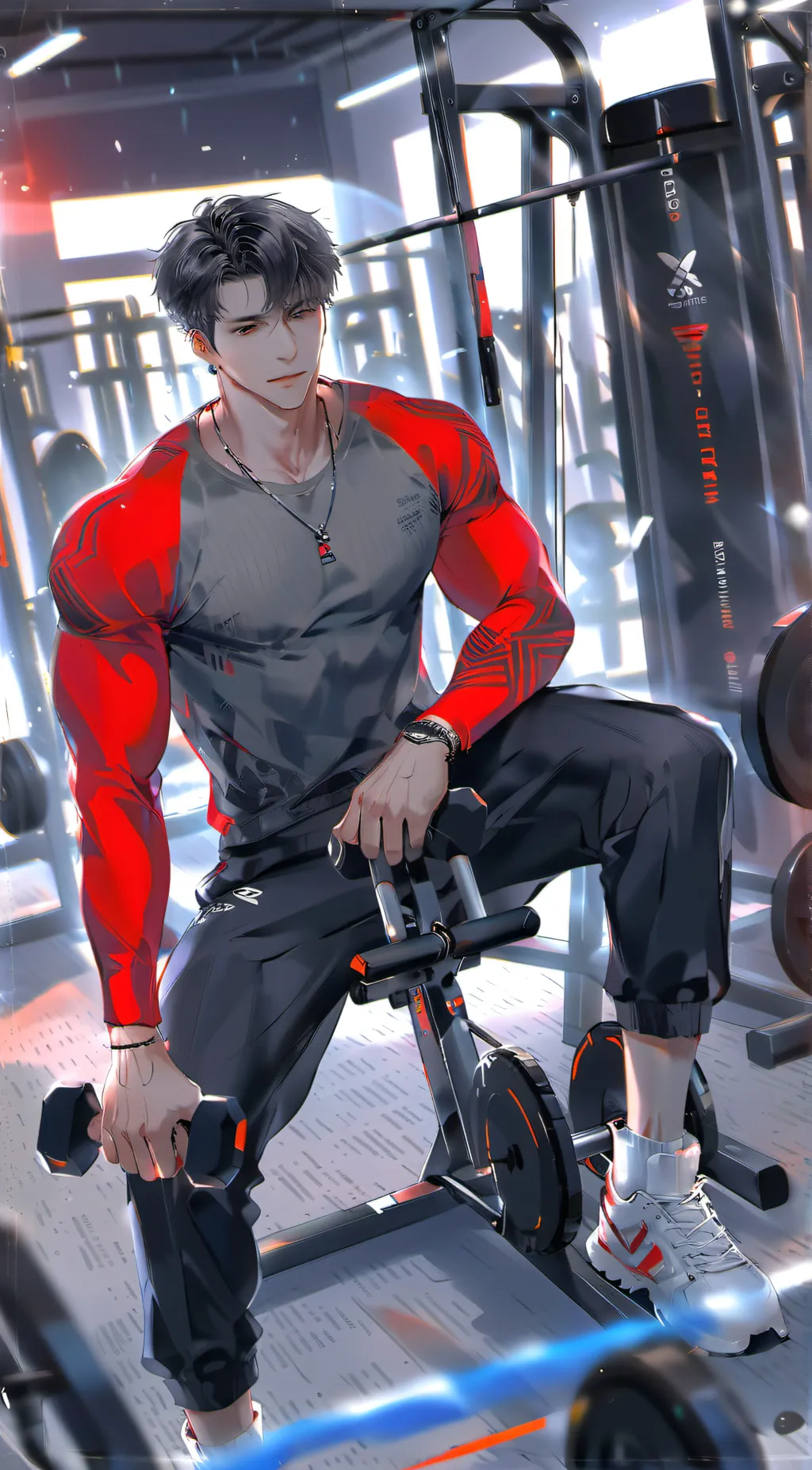 ai character: Justin background