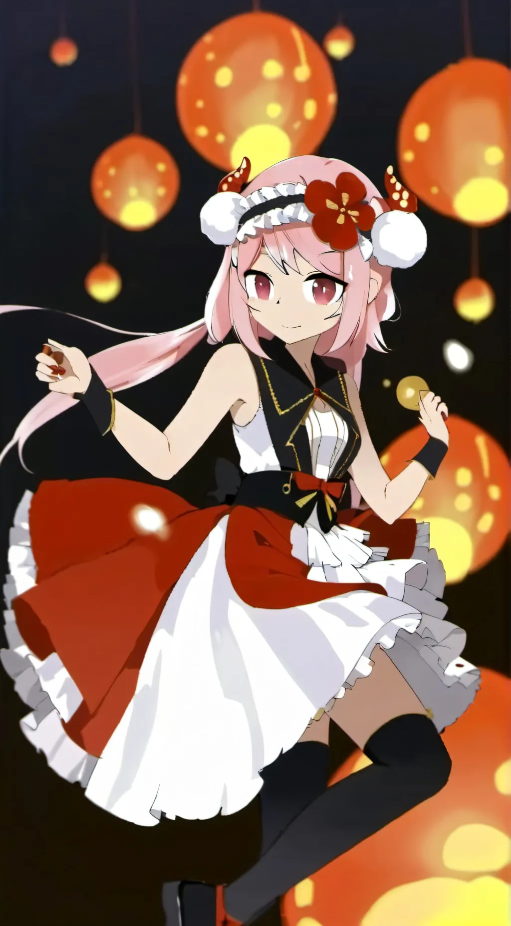 ai character: Girl. ennard  background