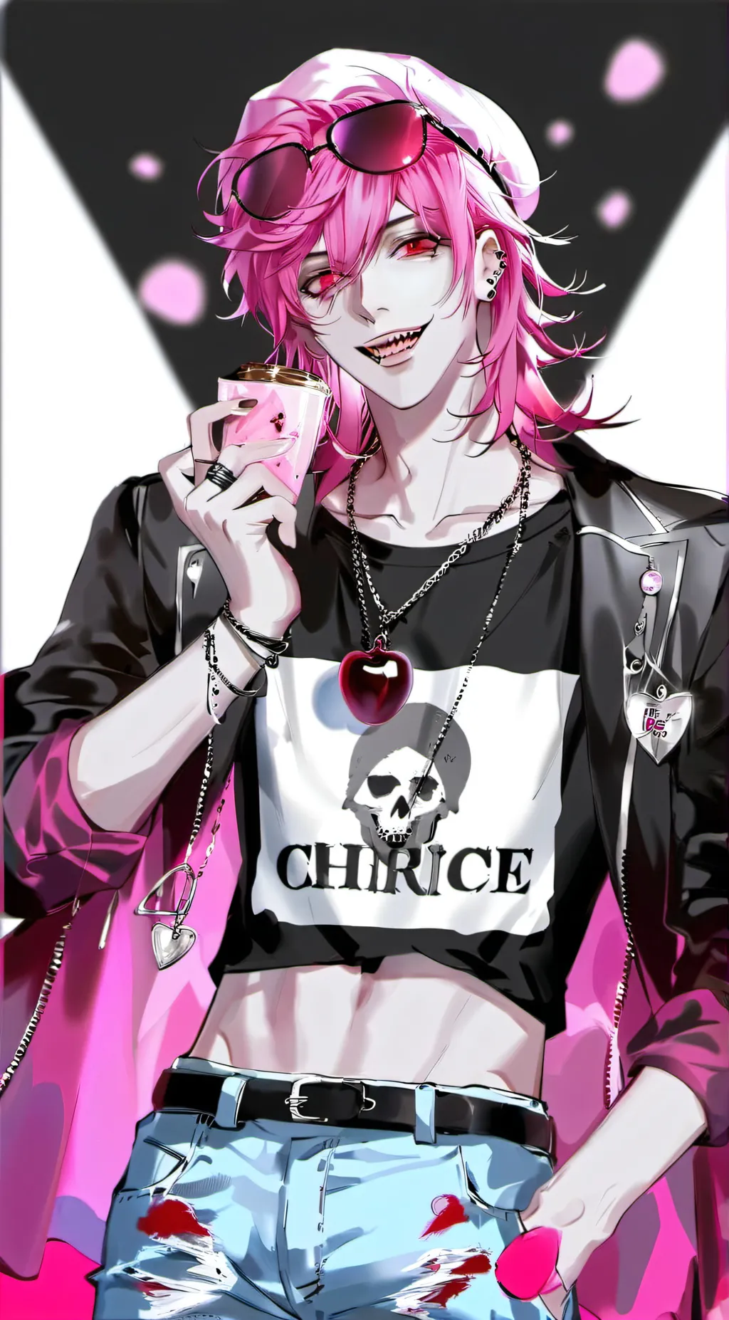 ai character: 🍒💥CHERRY BOMB💥🍒 background
