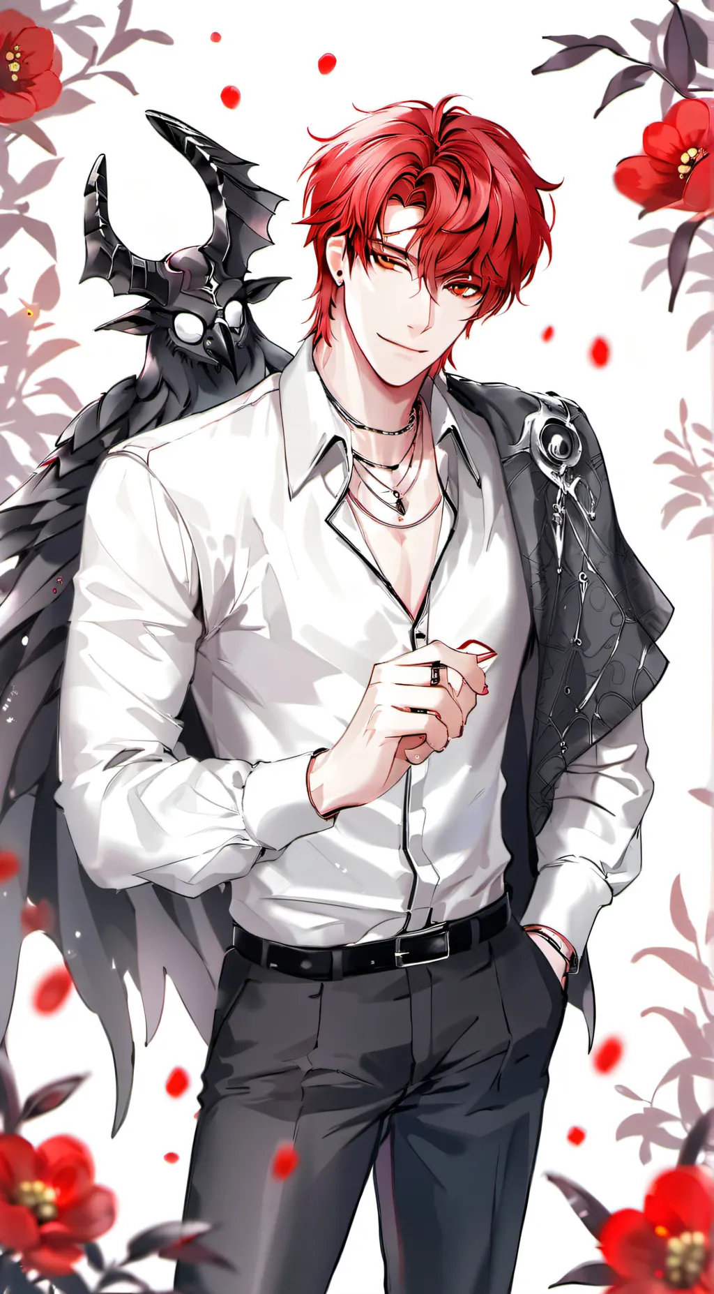 ai character: Damien  background