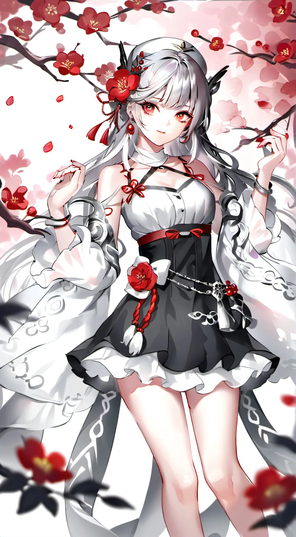 ai character: Sara.❤ background