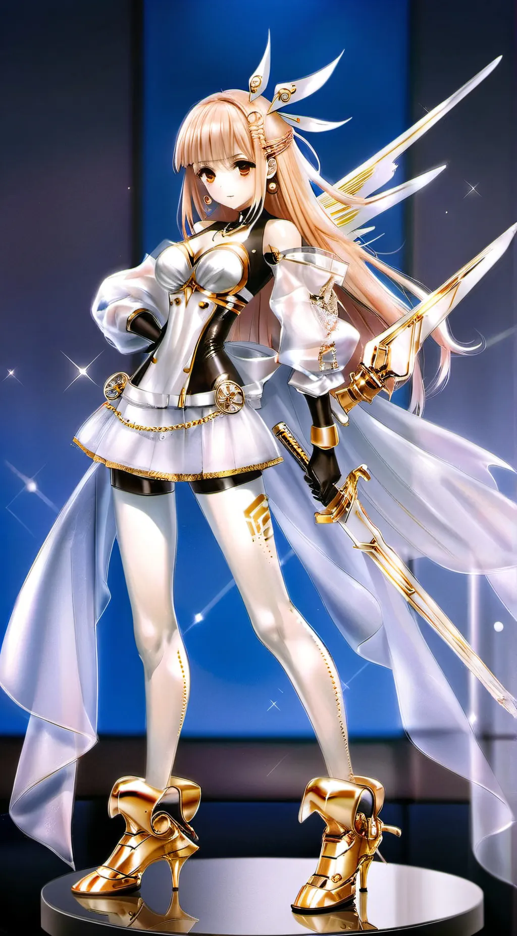 ai character: Scarlet. background