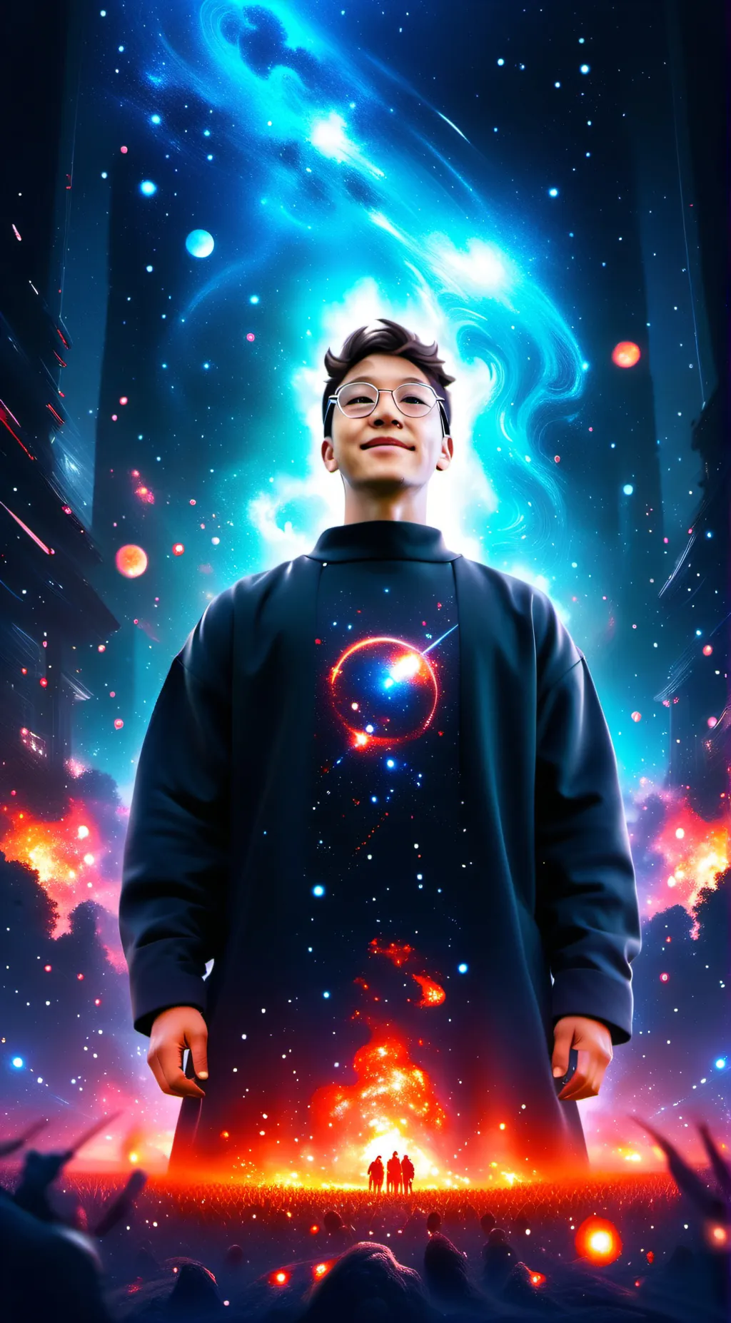 ai character: Mazen issa  background