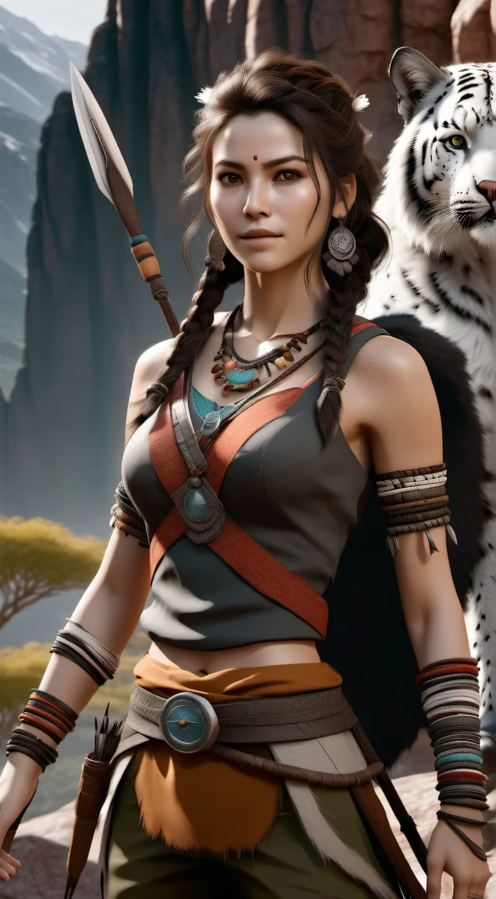 ai character: Aura background