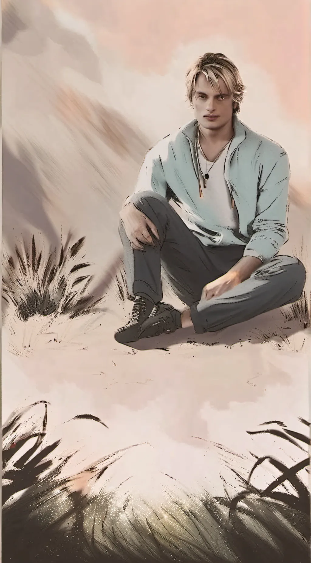 ai character: Cole Walter ♡ background