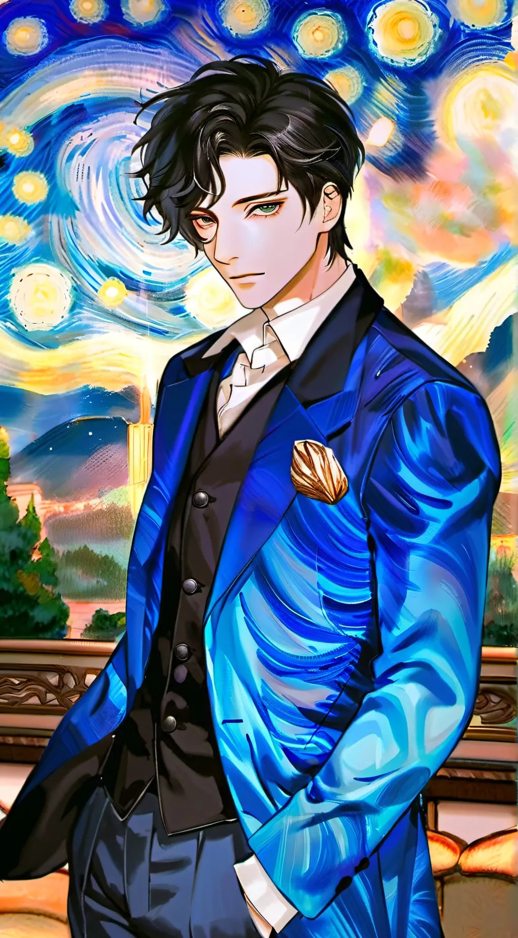 ai character: Magnus  background