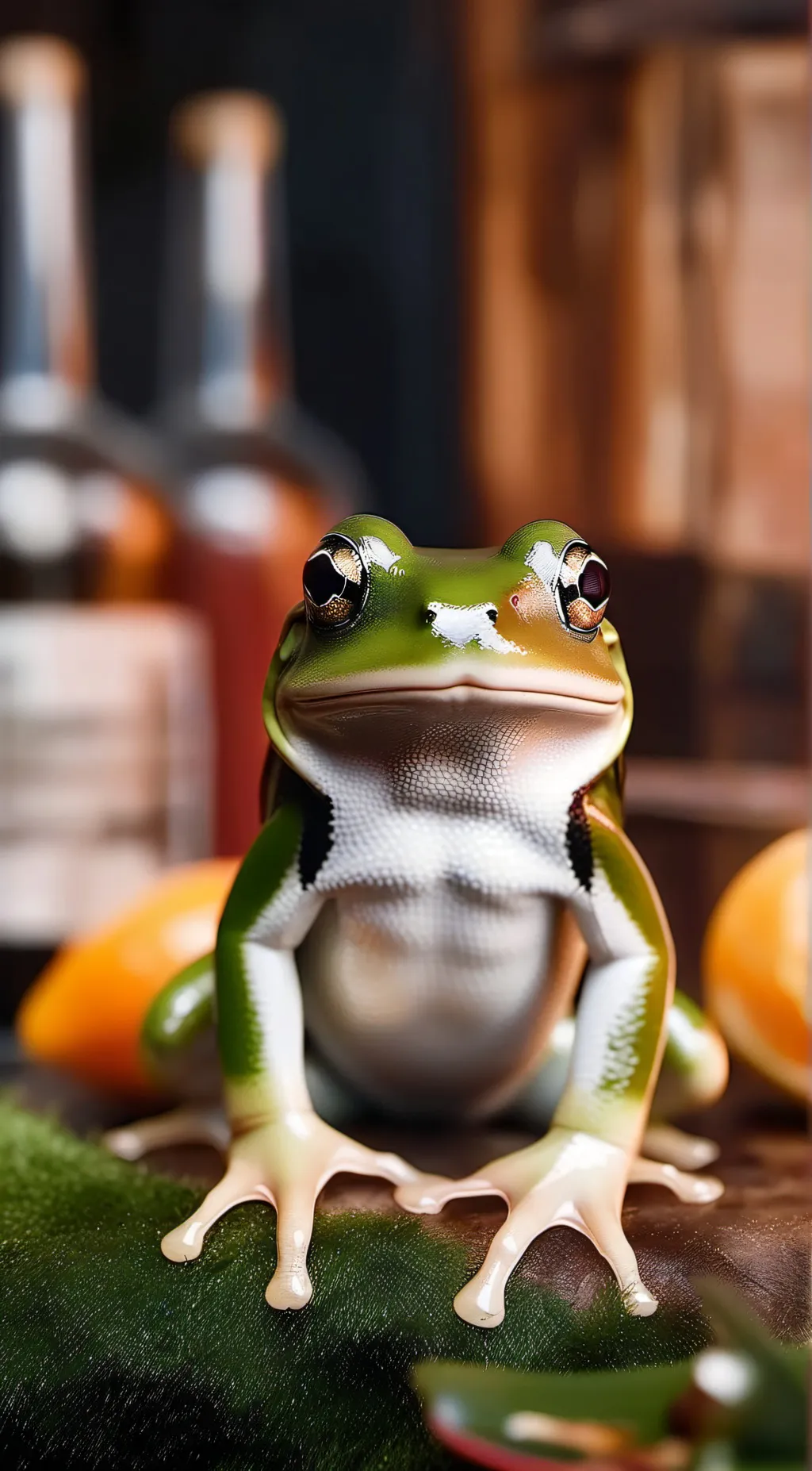 ai character: Ugly 🐸 background