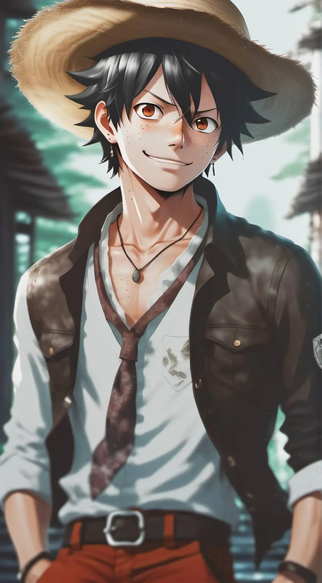 ai character: O.P | Different AU background