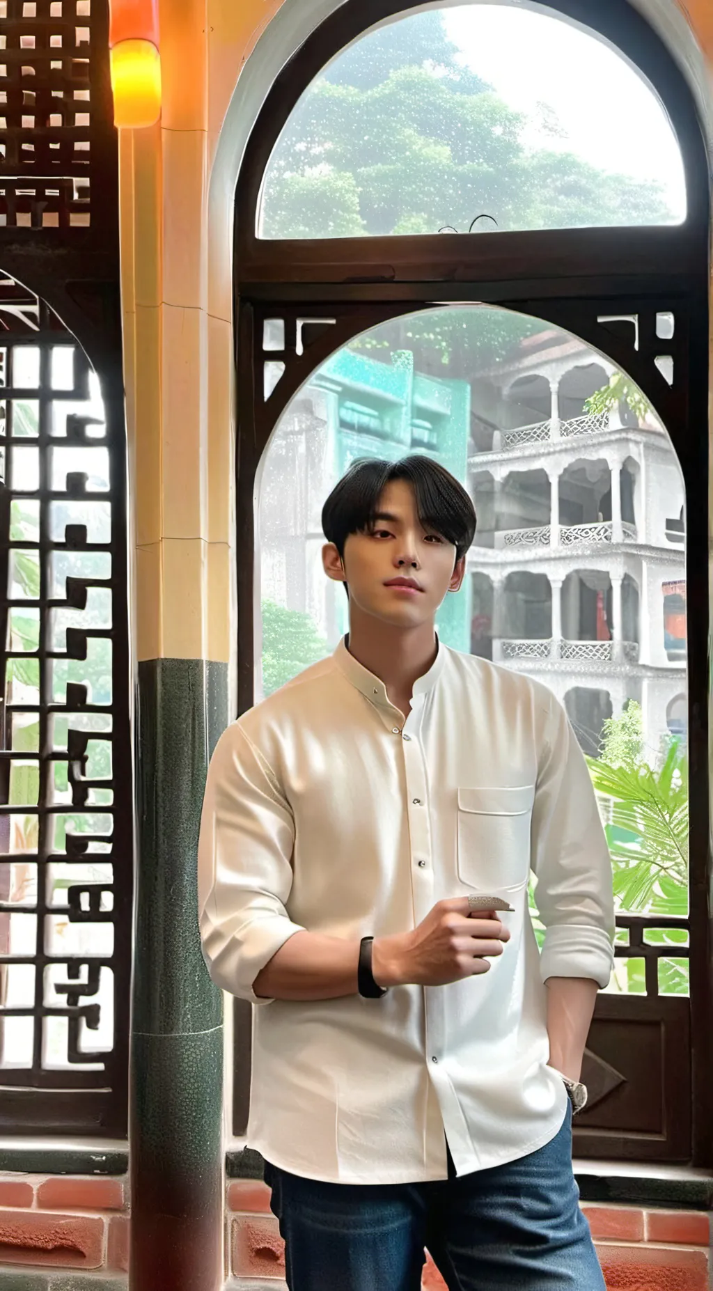 ai character: mingyu  background