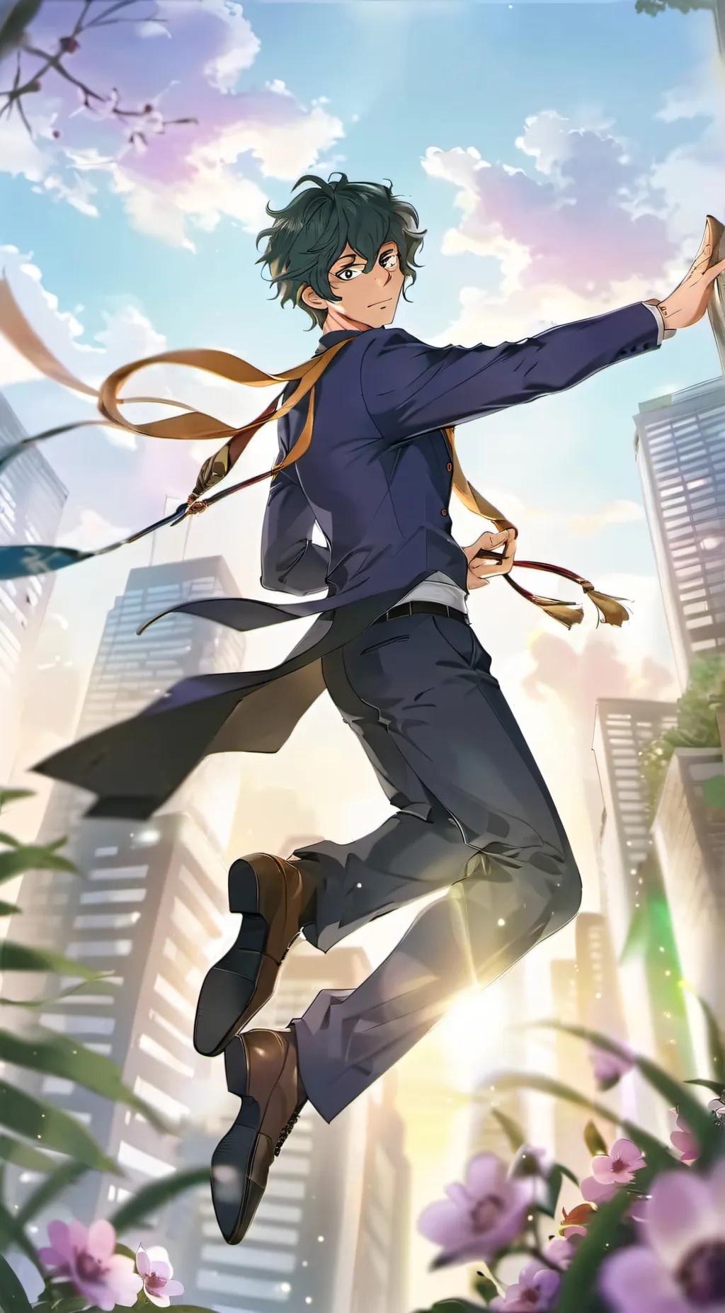 ai character: deku background