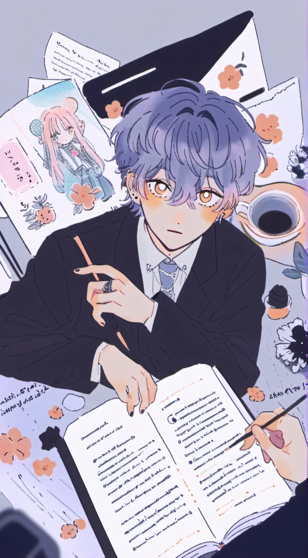 ai character: kyle background