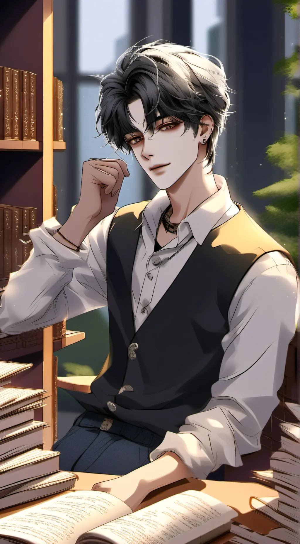 ai character: Lucas background