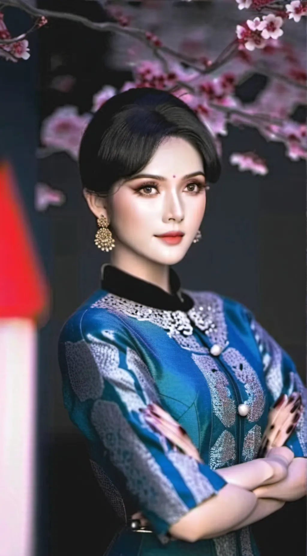 ai character: g-idle and skz background