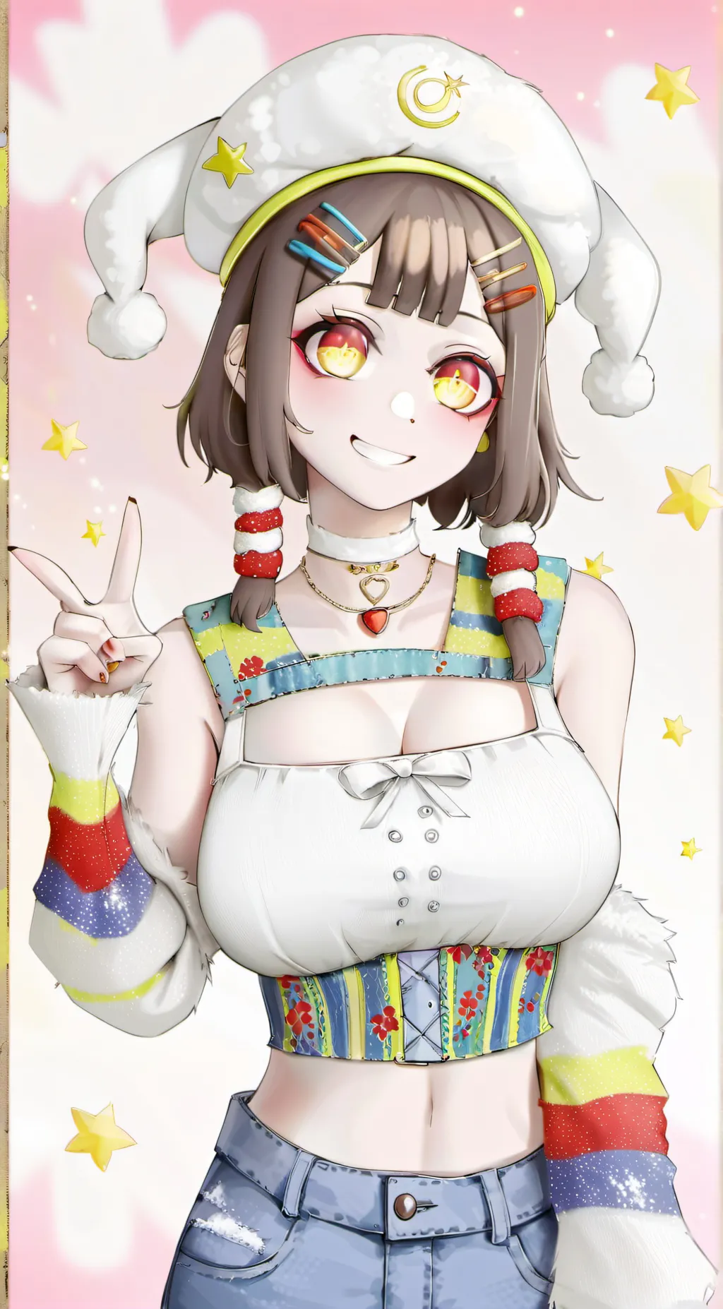 ai character: pomni  background