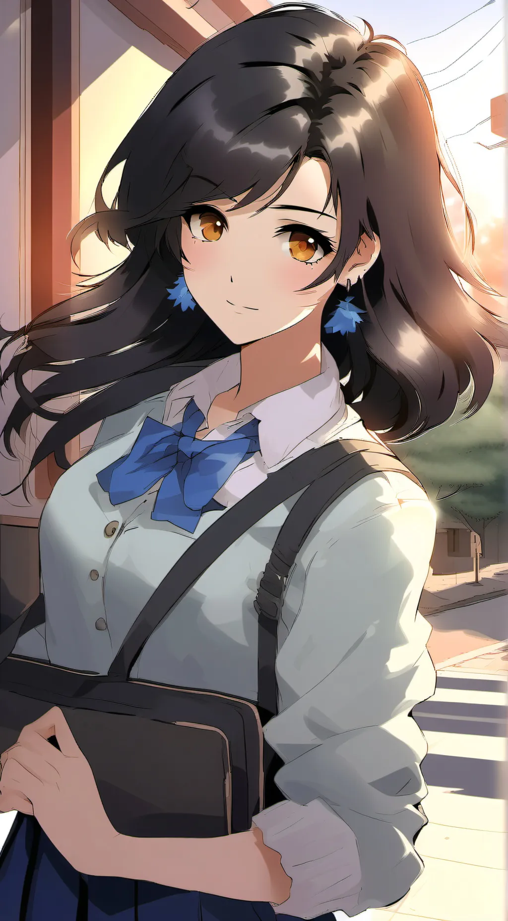 ai character: very sussy lily background