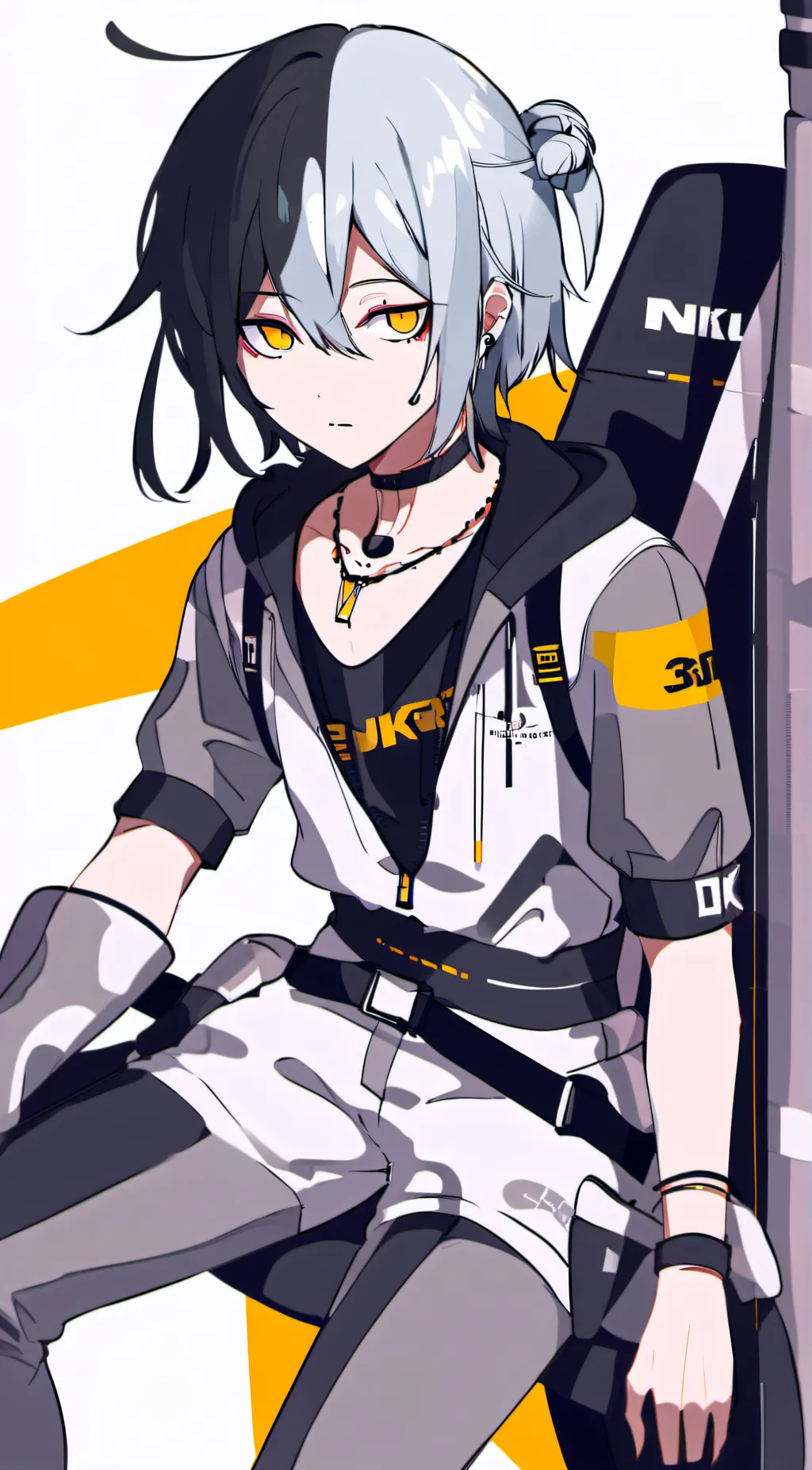 ai character: follow  background