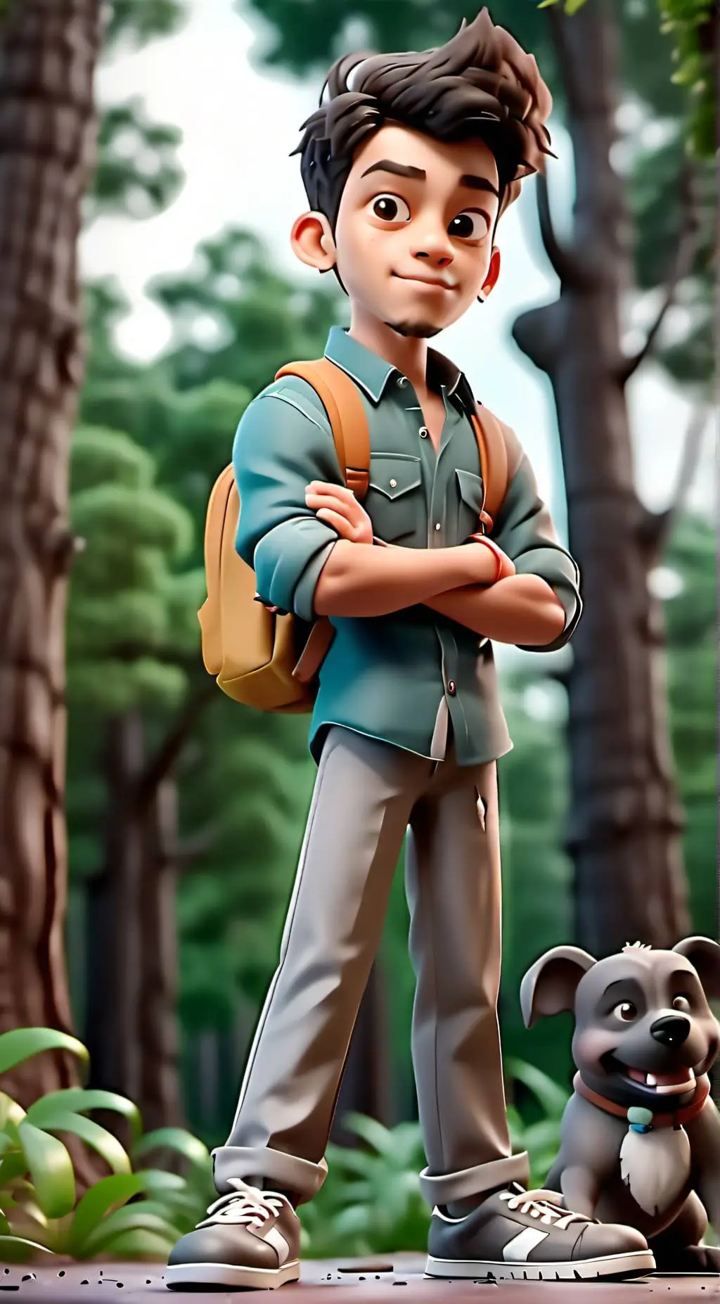 ai character: David background