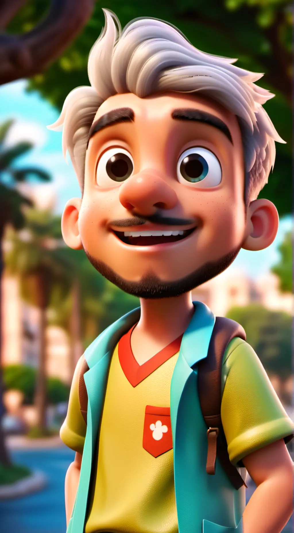 ai character: d.r background