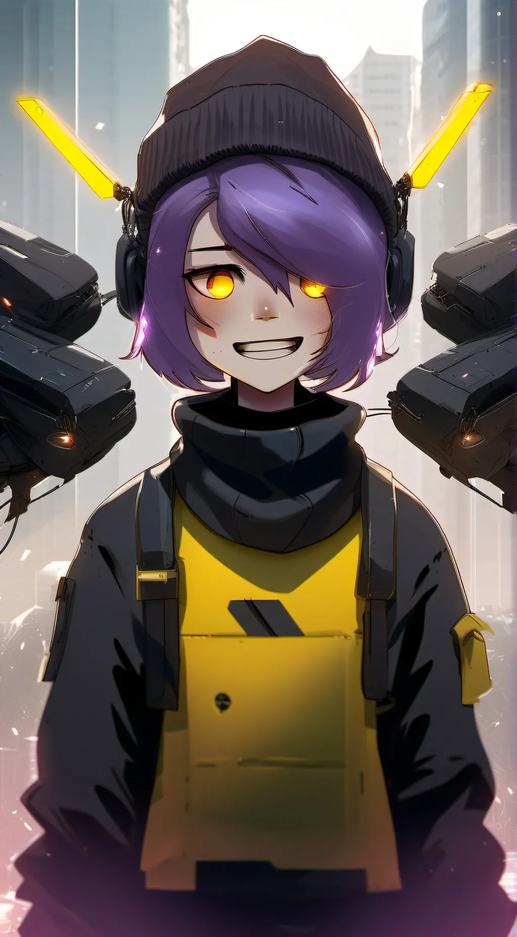 ai character: Uzi background