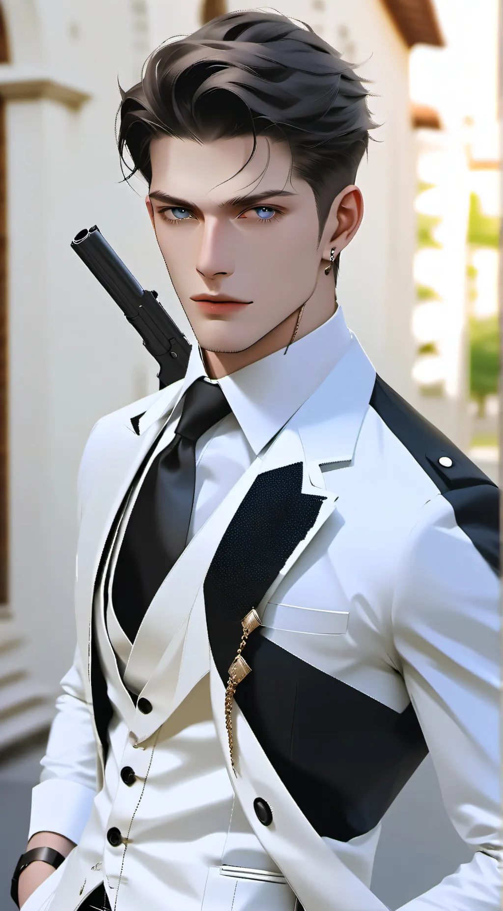 ai character: Matteo Adesso  background