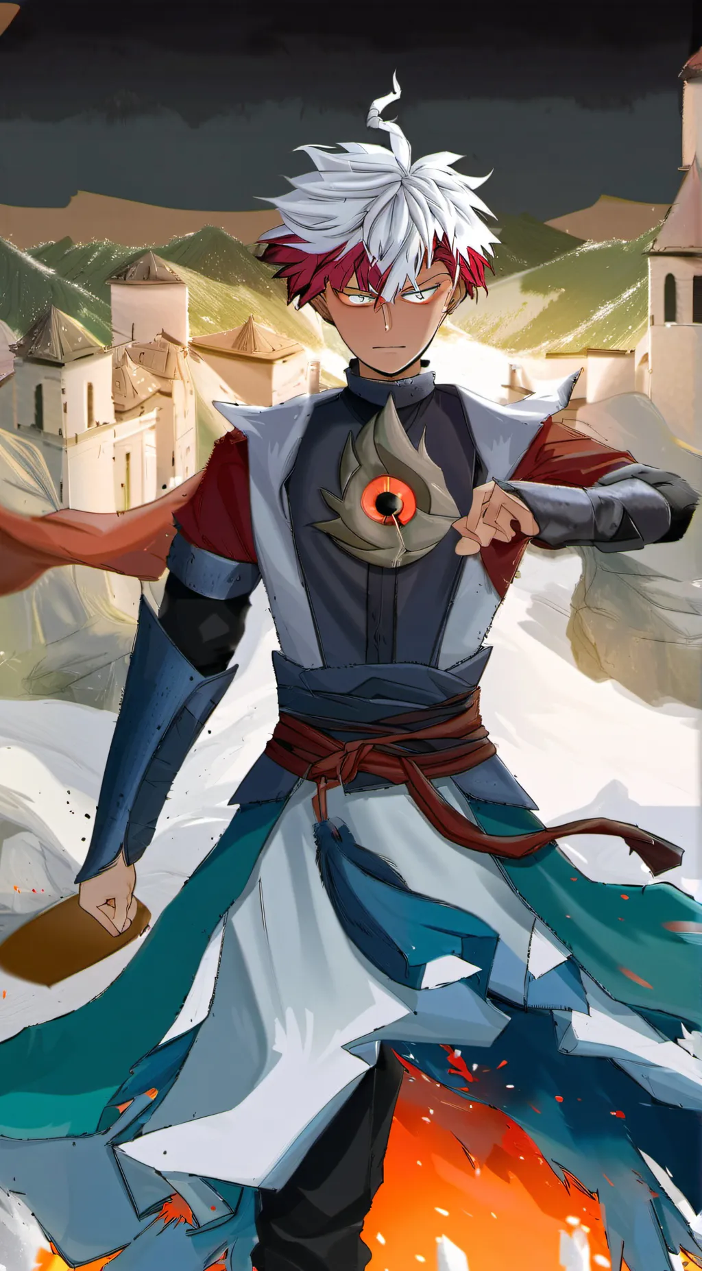 ai character: mha background