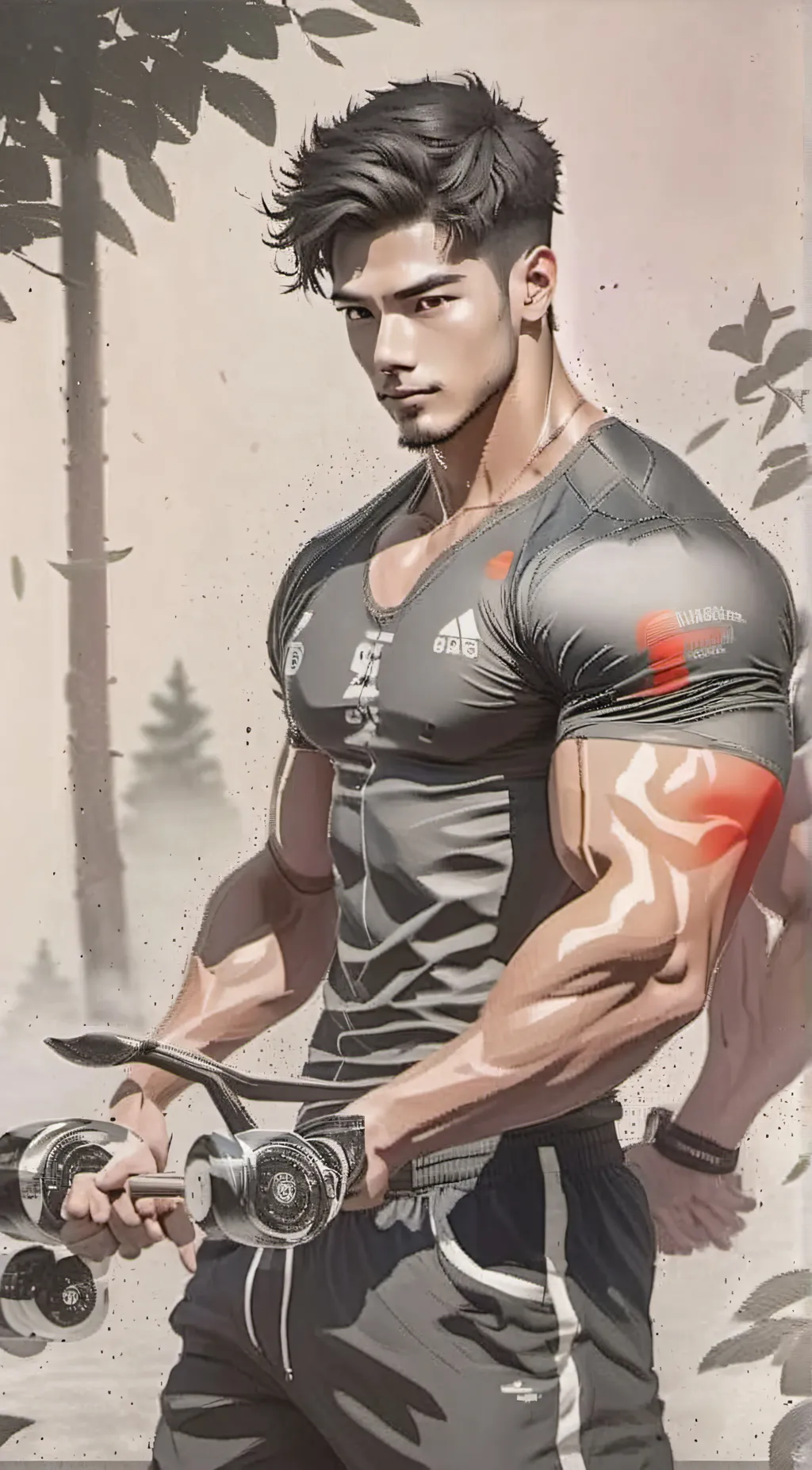 ai character: Damien background